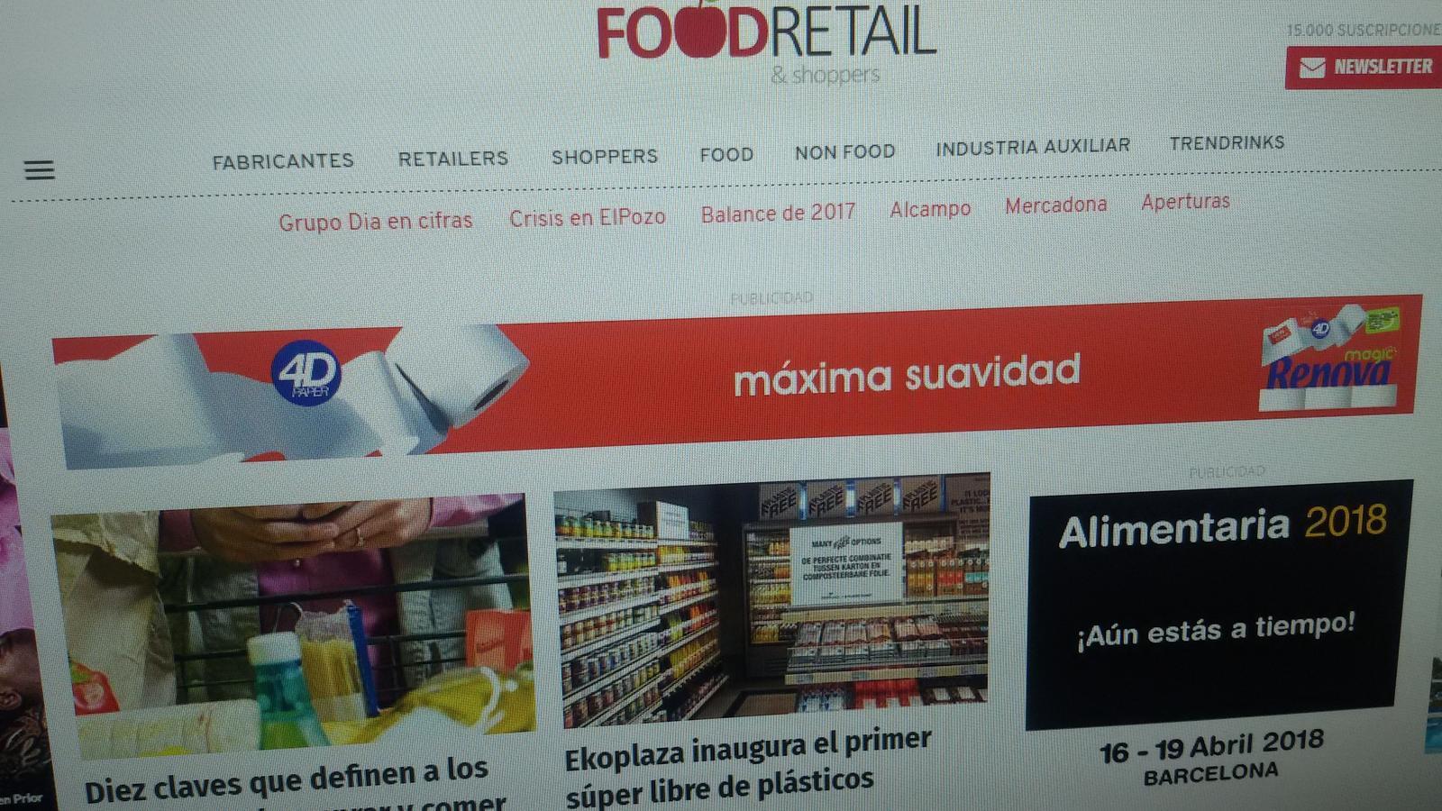 Récord en FoodRetail: 72.000 usuarios únicos en febrero