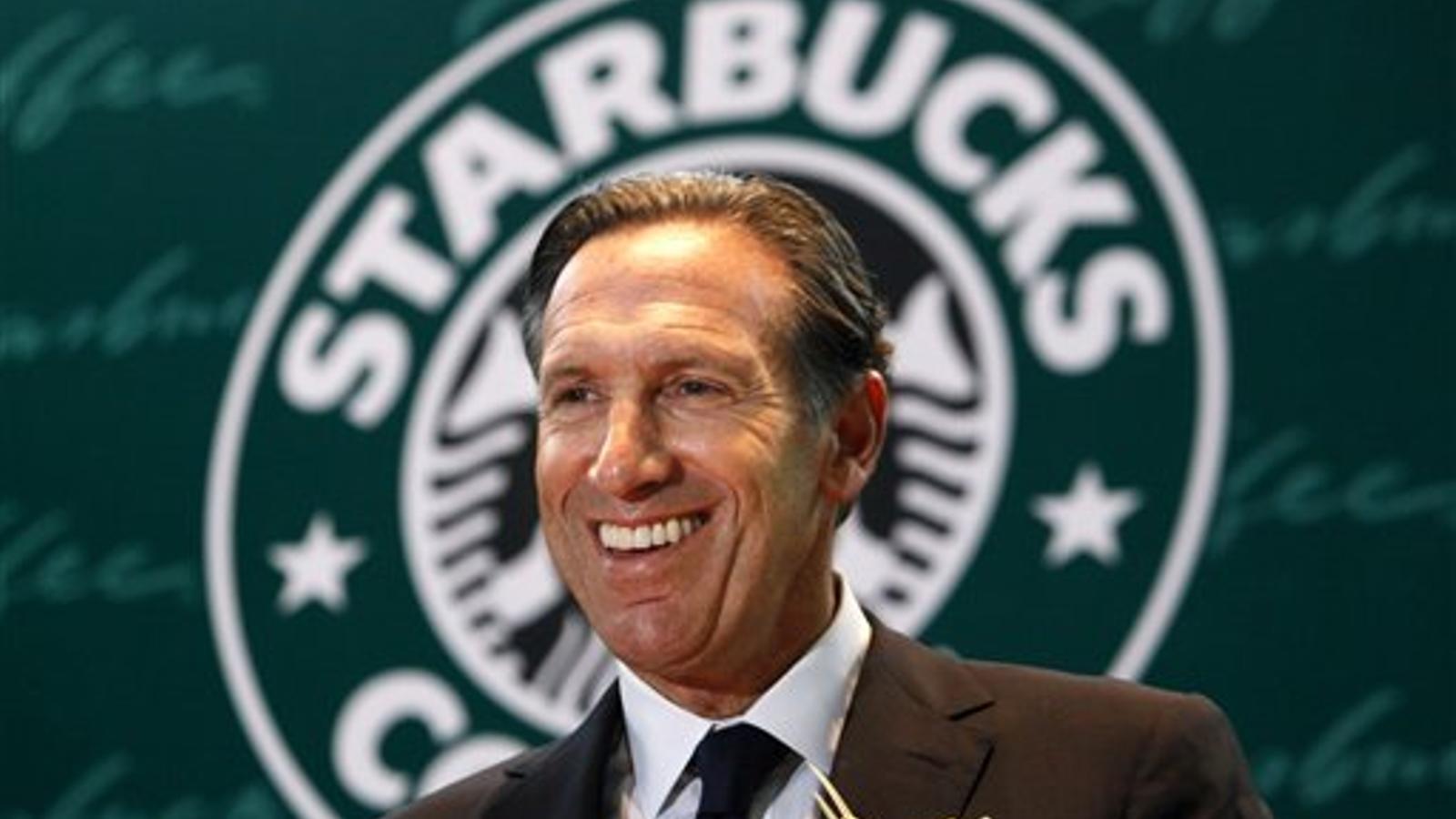 Howard Schultz, presidente de Starbucks - Archivo