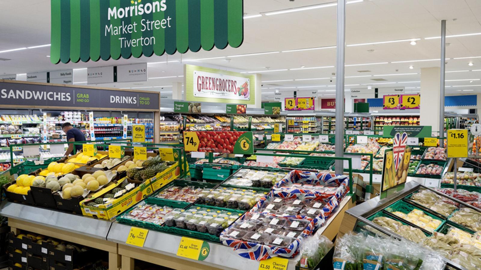Interior de un supermercado Morrisons - 