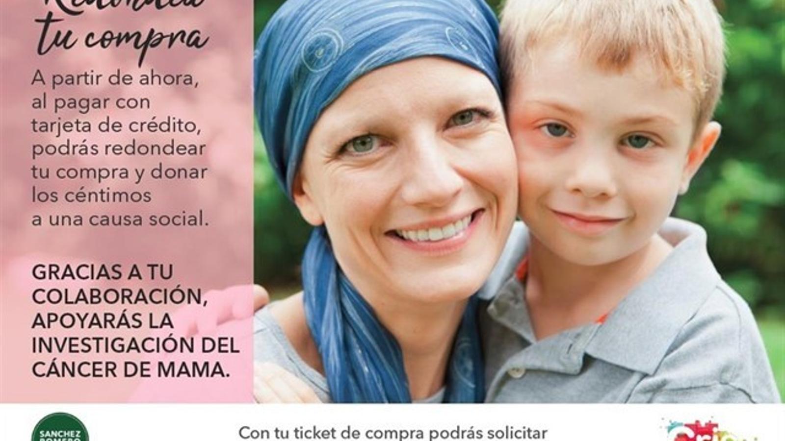 Sánchez Romero se apunta al 'redondeo solidario' contra el cáncer