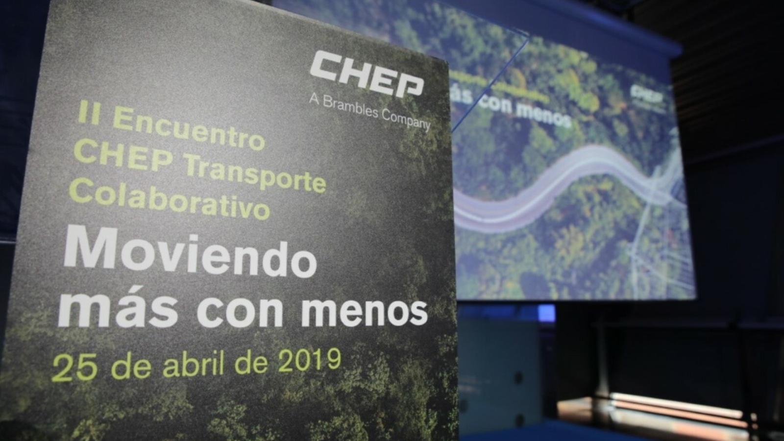 Cartel del II Encuentro CHEP Transporte Colaborativo - CHEP