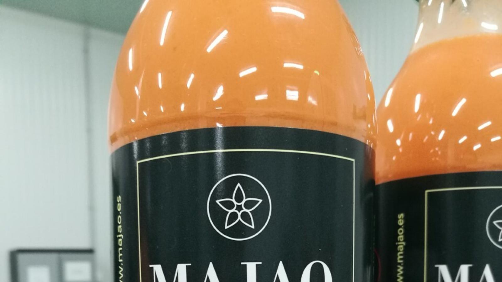 Gazpacho Majao con etiquetado en portugués - Majao