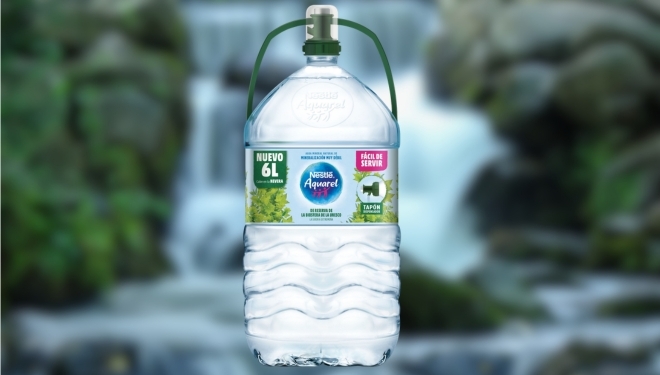 Nestlé Aquarel lanza un nuevo formato en garrafa de 6 litros