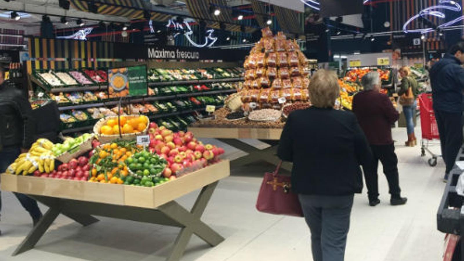 Clientes en un hipermercado - Eroski