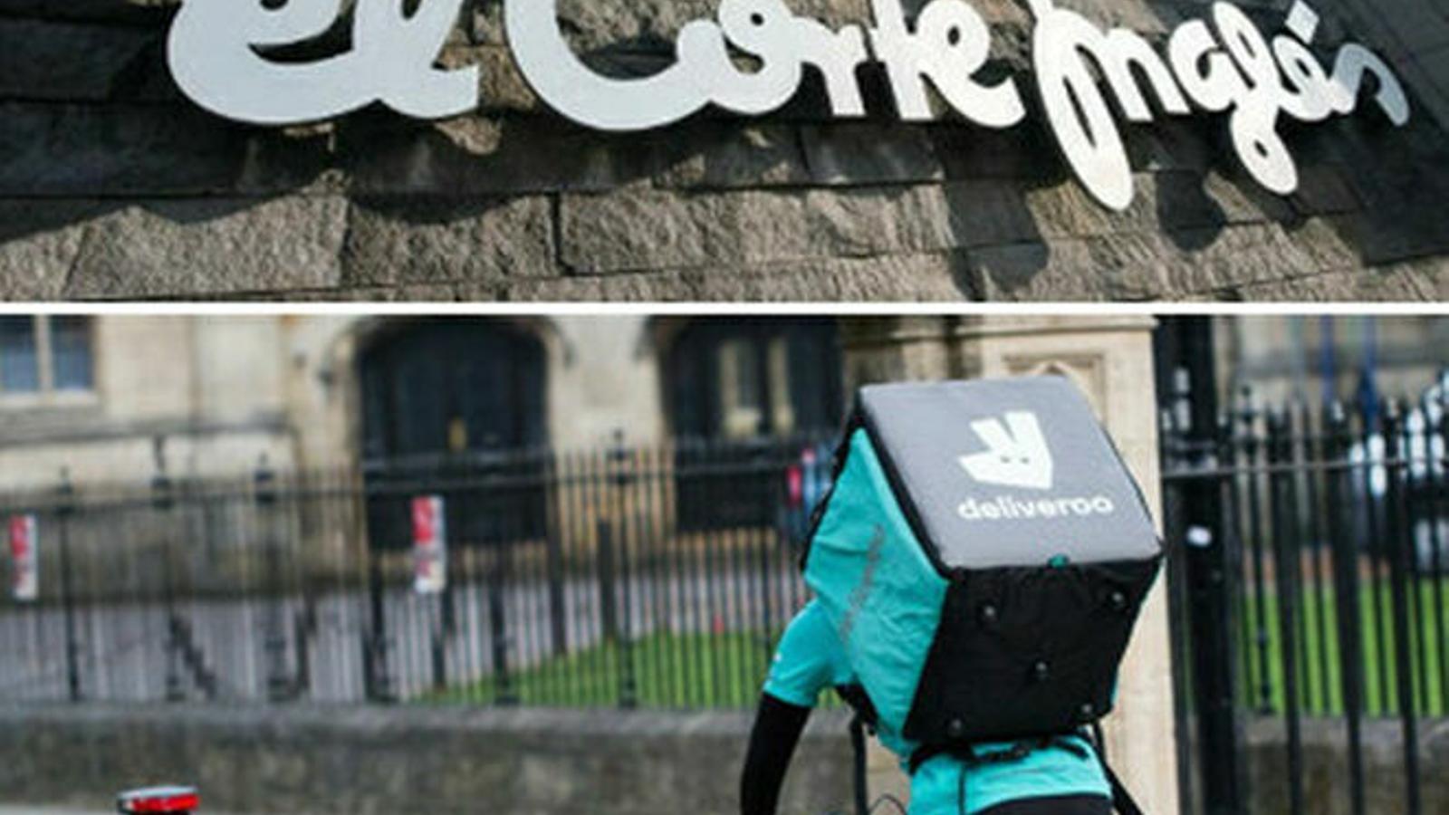 El Corte Inglés repartirá comida a domicilio con Deliveroo