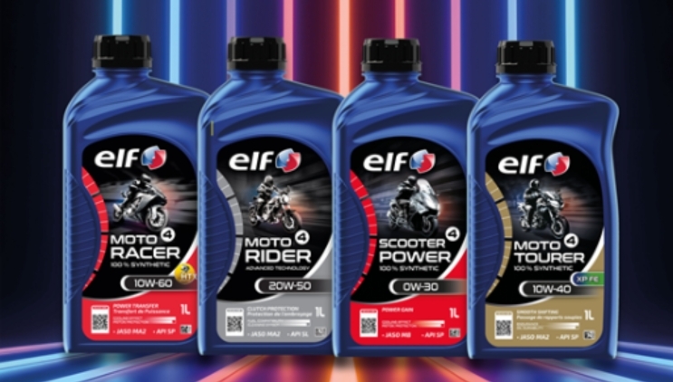 ELF renueva su gama dos ruedas con lubricantes más avanzados para motos y scooters