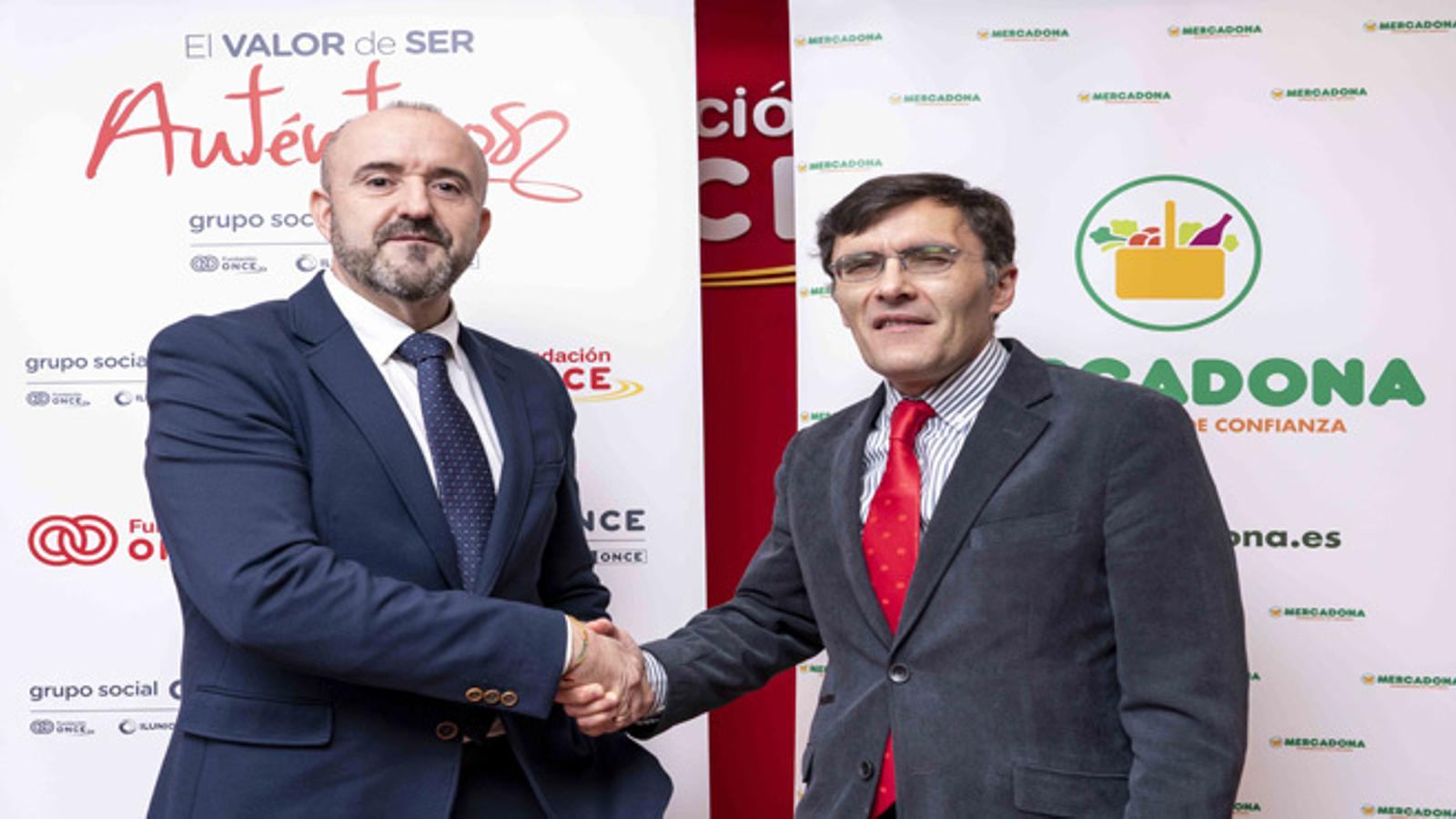Mercadona y la ONCE, juntas por la inclusión laboral de las personas con discapacidad
