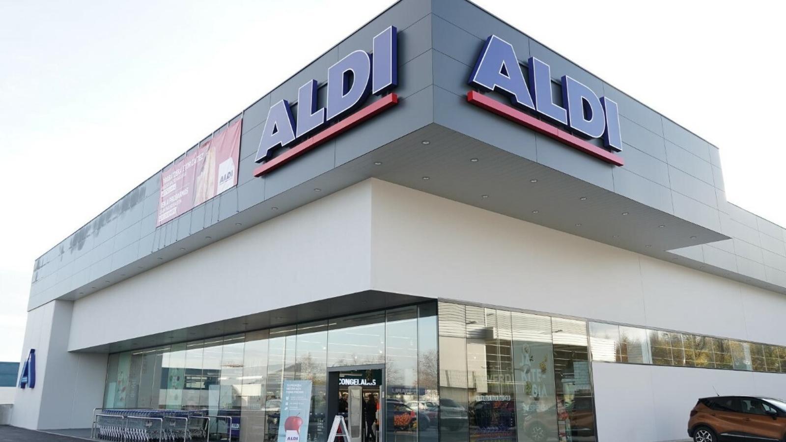 Fachada del nuevo Aldi de Vitoria - Aldi