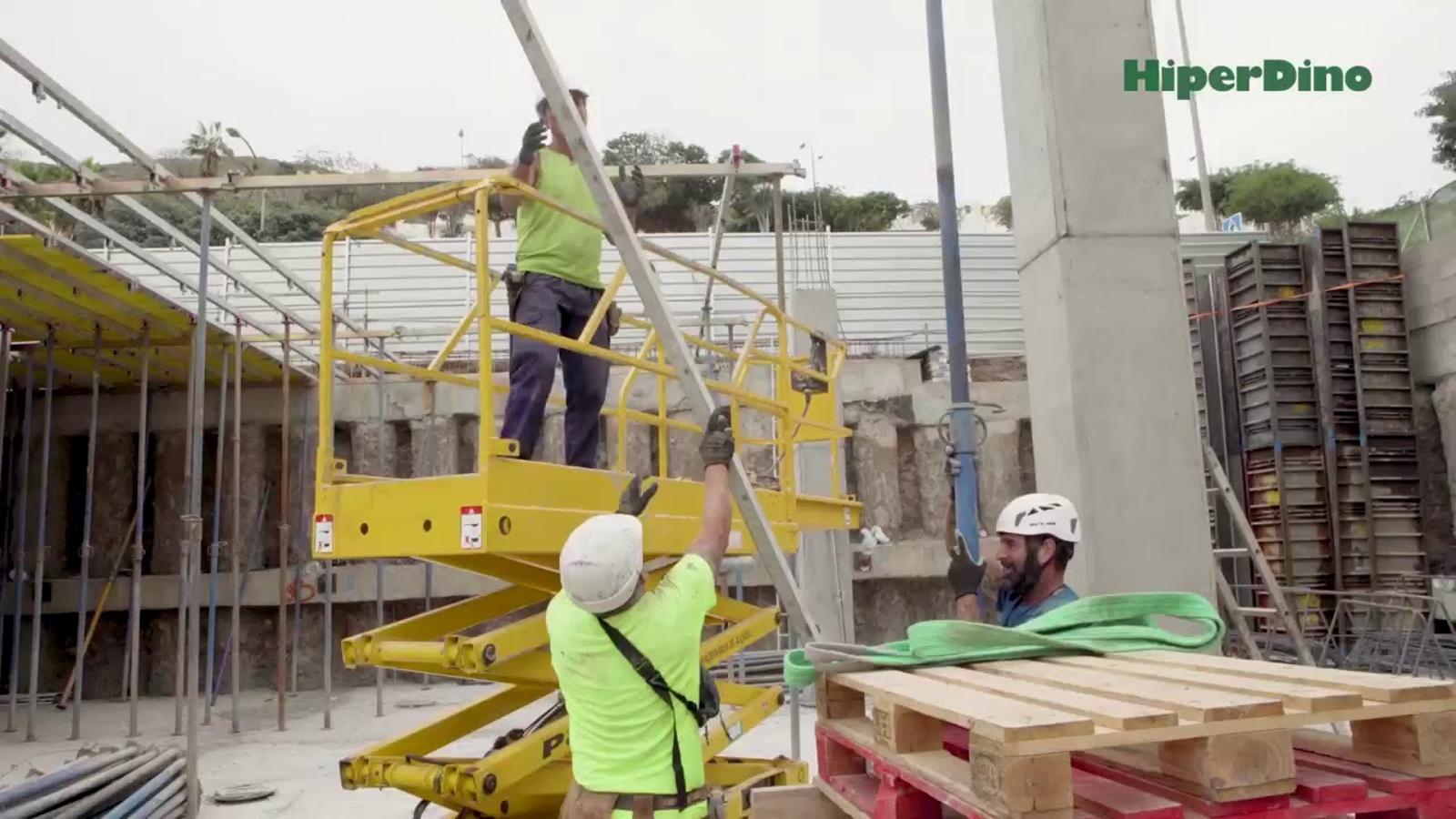 Así 'nace' un supermercado: nuevo Hiperdino en Las Palmas de Gran Canaria