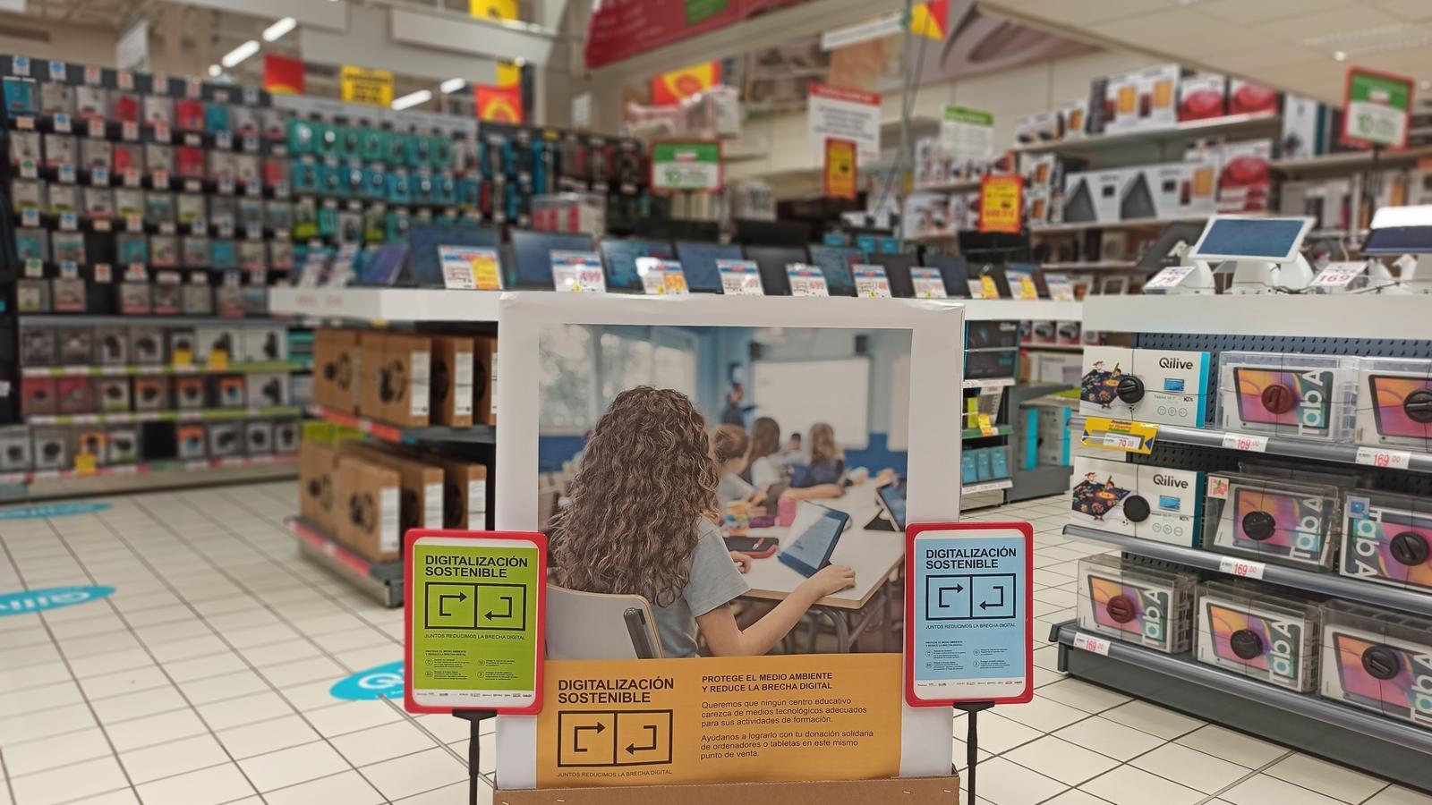 Alcampo impulsa la campaña 'Digitalización Sostenible' en 77 centros - Alcampo