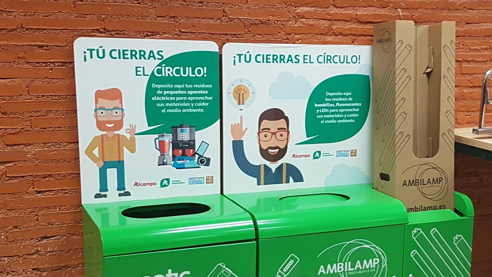 Alcampo amplía su red de ecoparques para facilitar la segregación de residuos - 