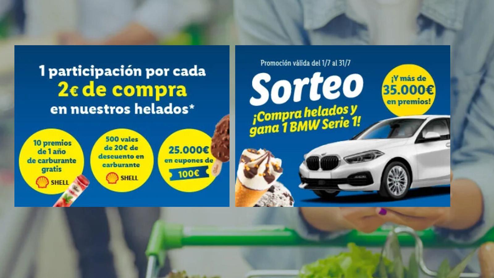 Lidl sortea un coche por la compra de sus helados de marca propia