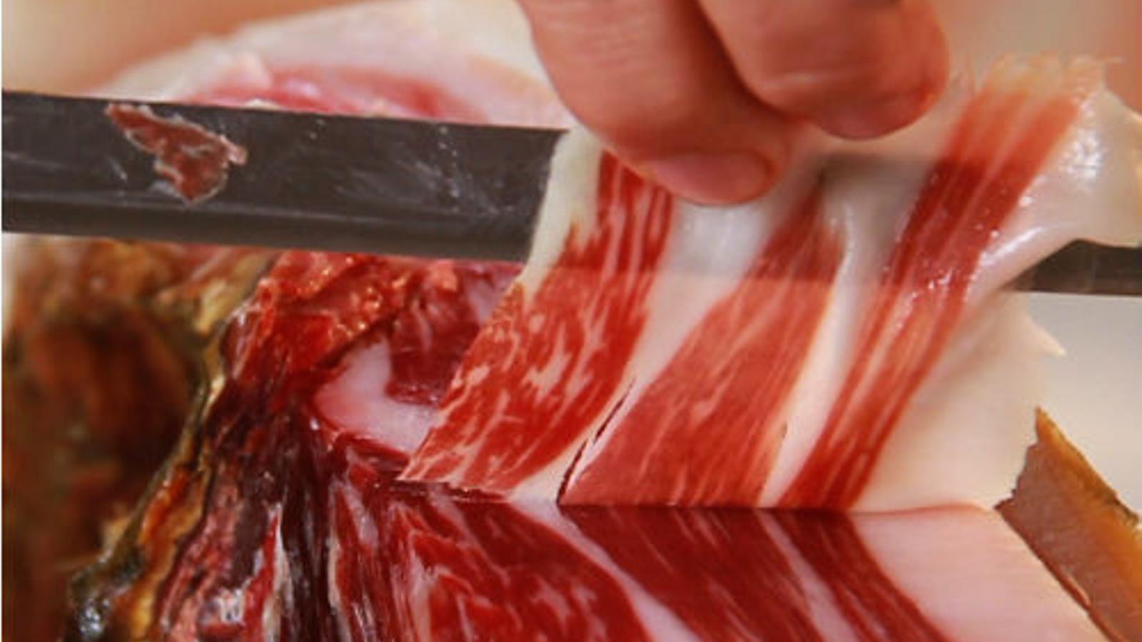 Las exportaciones de jamón curado crecen el 14,17% hasta septiembre
