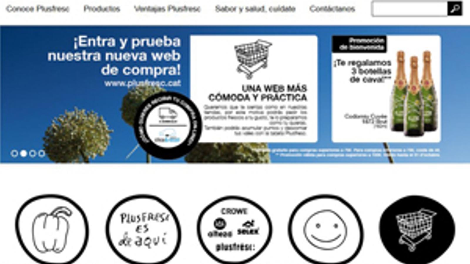 Plusfresc renueva su súper online - 