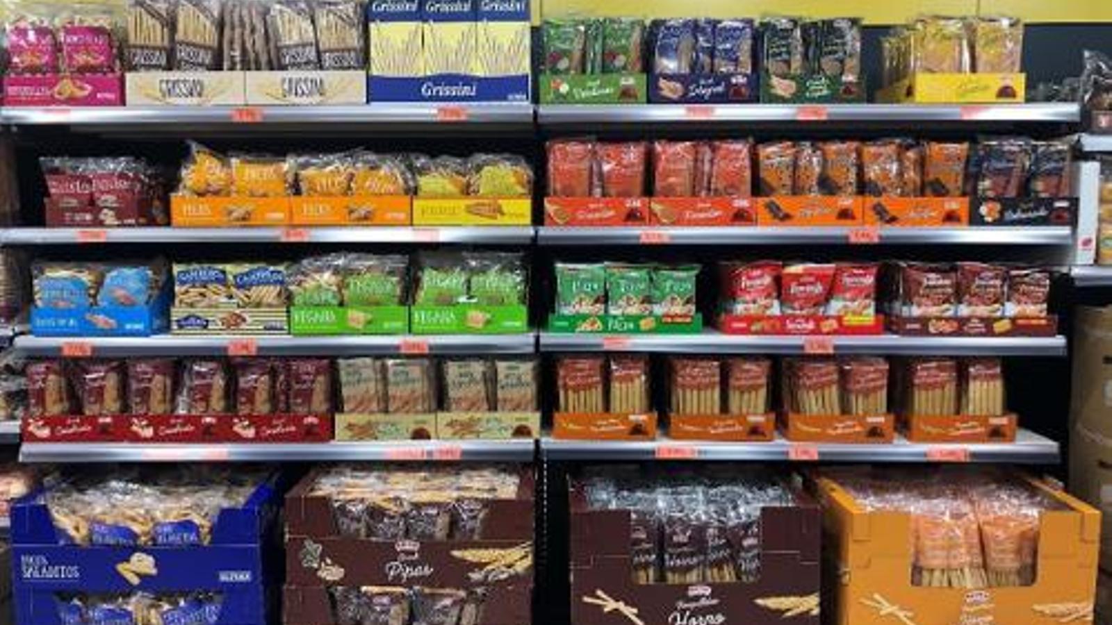 Distintas variedades de Rosquilletas en un lineal de Mercadona - Mercadona