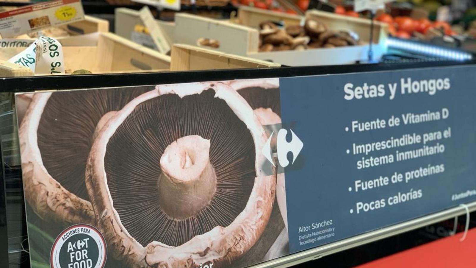 Carrefour apuesta por las setas y hongos españoles