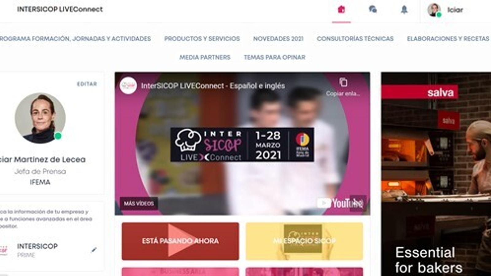 InterSICOP LIVEConnect seguirá operativa hasta la celebración presencial en 2022