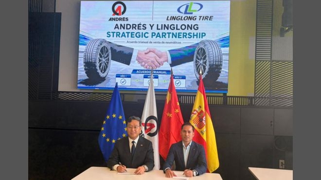 Grupo Andrés distribuirá la marca china Linglong Tire los próximos tres años en turismo y camión 