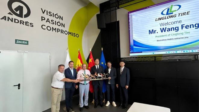 El acuerdo se cerró en la sede central de Grupo Andrés, en Salamanca.