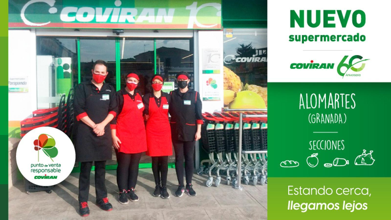 Covirán inaugura un nuevo supermercado en Alomartes (Granada) - 