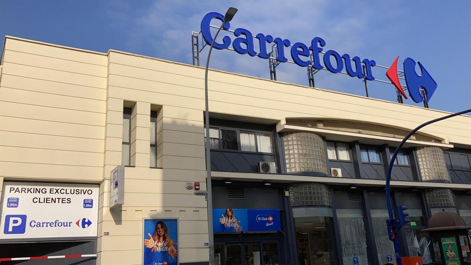 Fachada del nuevo hipermercado Carrefour de Melilla - Carrefour