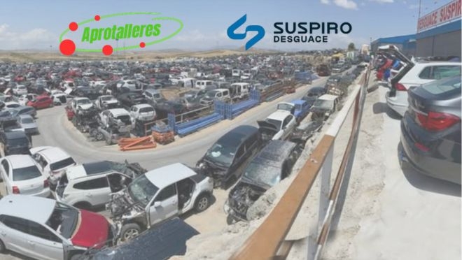 Aprotalleres cierra una alianza con Desguaces Suspiro para fomentar el uso del recambio verde en los talleres