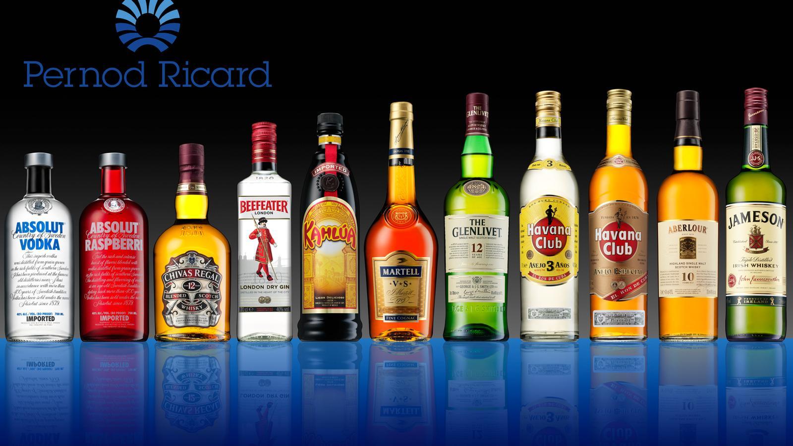 Los beneficios de Pernod Ricard caen el 77% en su último año fiscal - Archivo