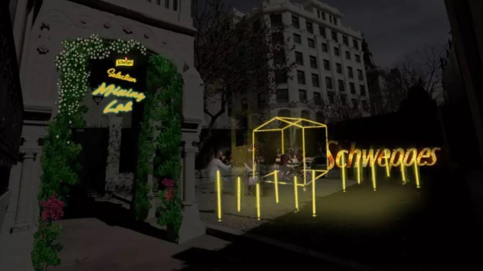 Schweppes abre en Madrid su primera 'pop up' experiencial en plena campaña de Navidad - 