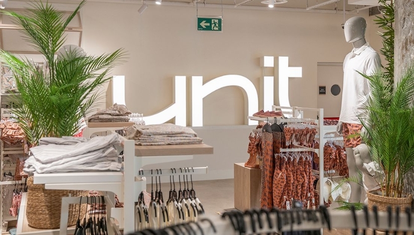 Tienda UNIT de El Corte Inglés en su nuevo establecimiento de Torremolinos.