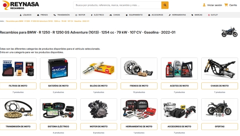 Reynasa presenta su plataforma digital B2B de moto diseñada para el taller