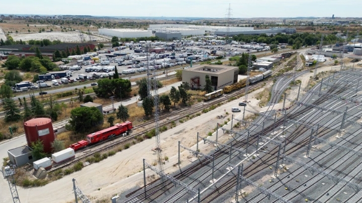 Adif avanza en la remodelación de la terminal de mercancías Madrid-Vicálvaro