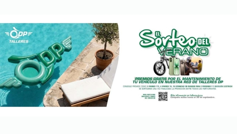 Dipart activa el 'Sorteo del Verano DP' para dinamizar la actividad de sus talleres en España y Portugal