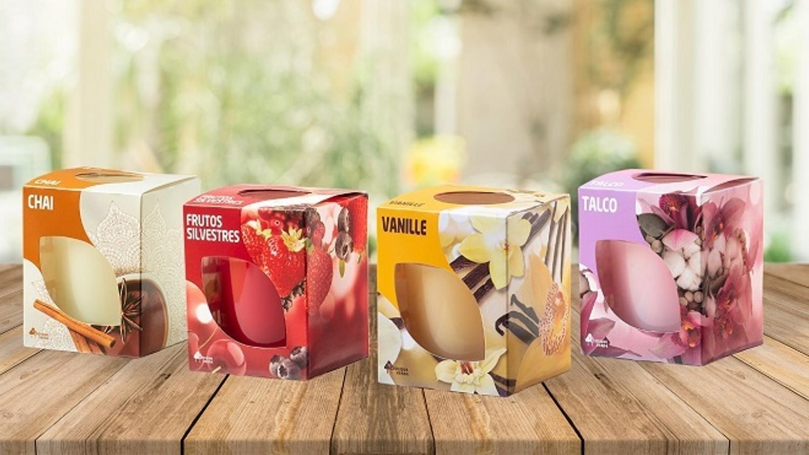 Mercadona ofrece cuatro variedades de velas aromáticas