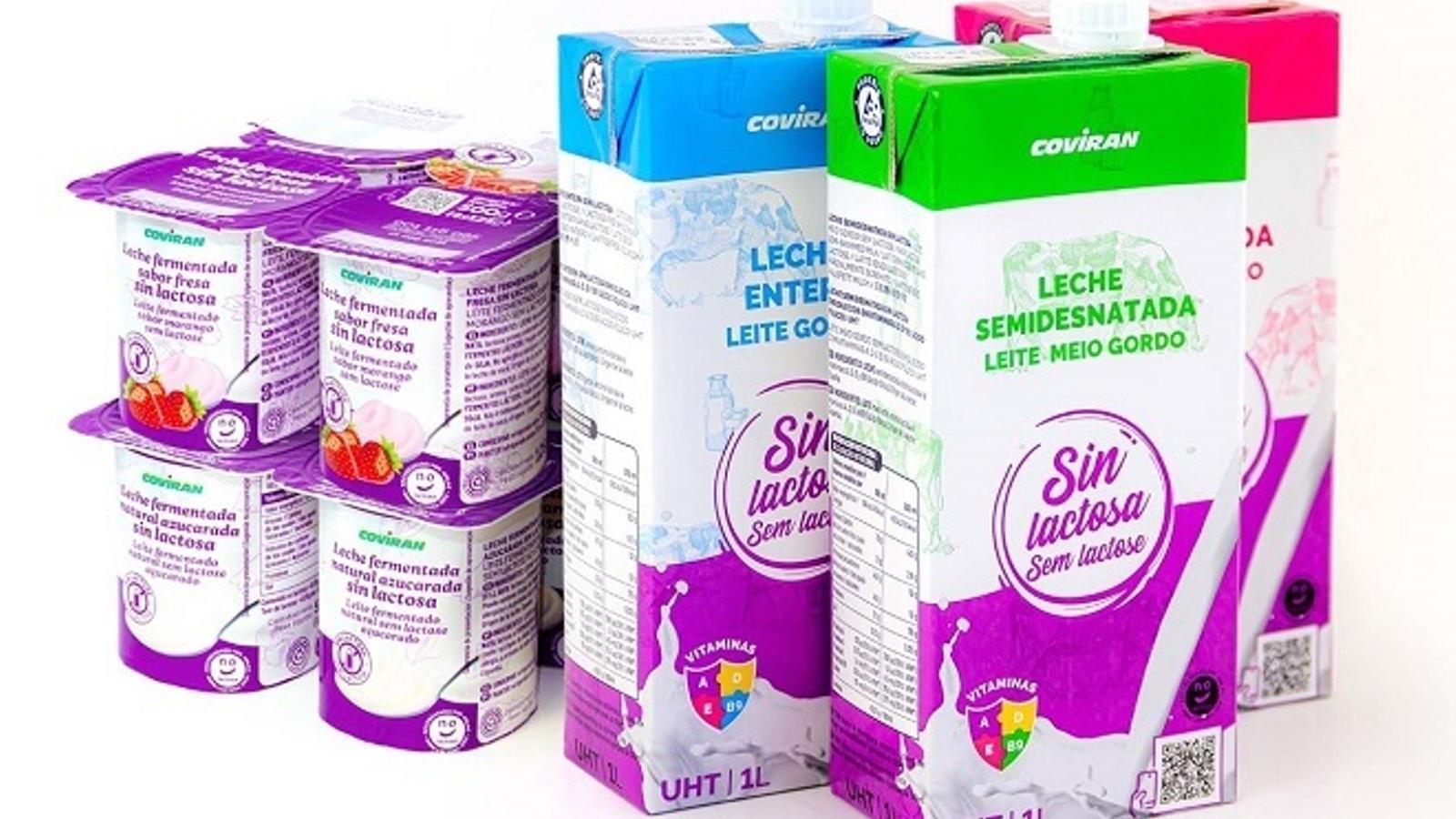 Covirán lleva el sello 'No lactosa' a productos de su marca propia