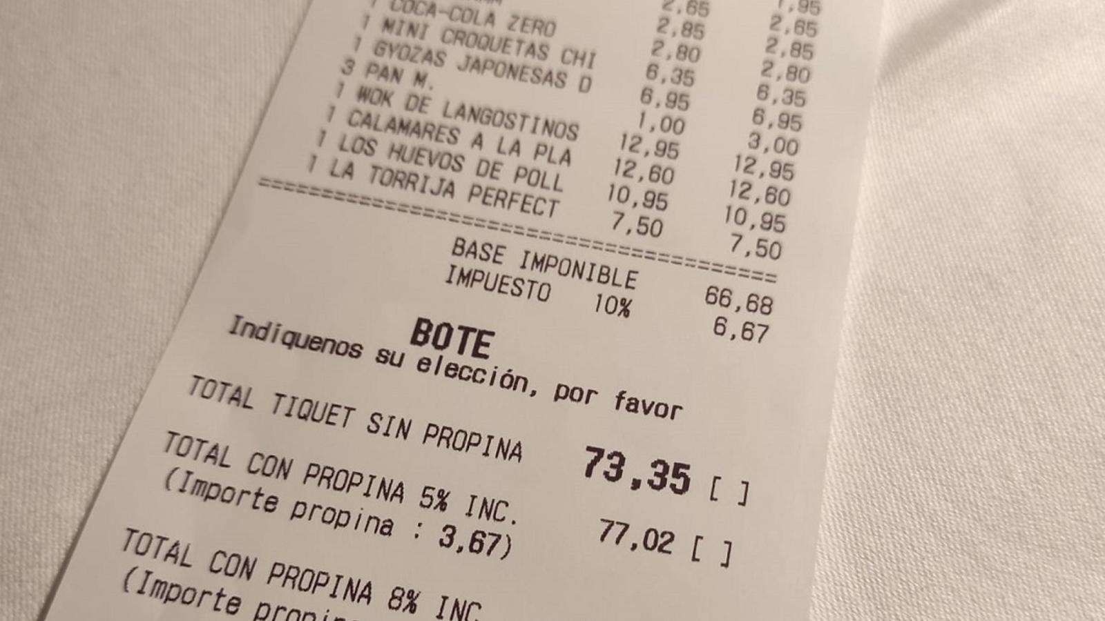 La propina a la americana llega a España - 