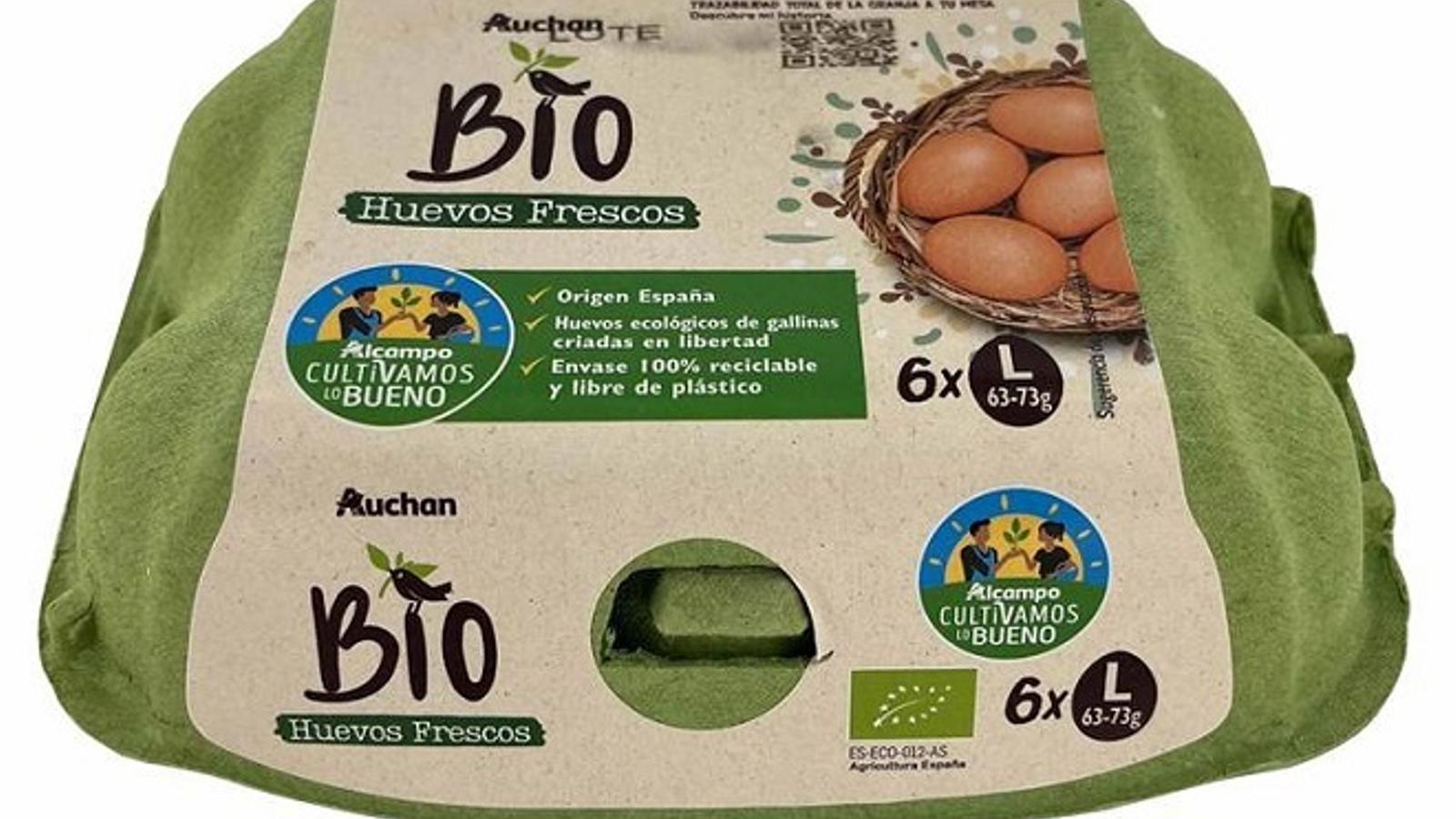 Alcampo lanza huevos ecológicos que incluyen tecnología blockchain