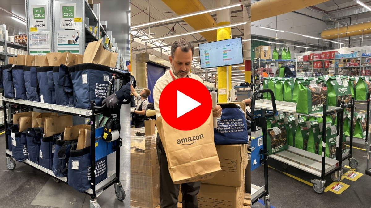 Dentro de Amazon Fresh: así se preparan las compras online de supermercado desde Coslada