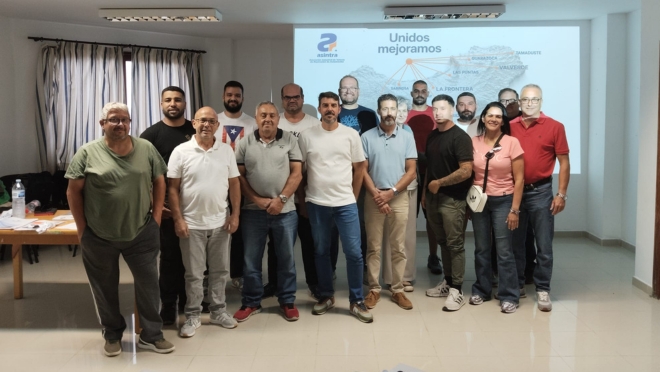 Asintra visita El Hierro con sendas mejoras en la gestión de residuos y recogida de recambios como prioridades