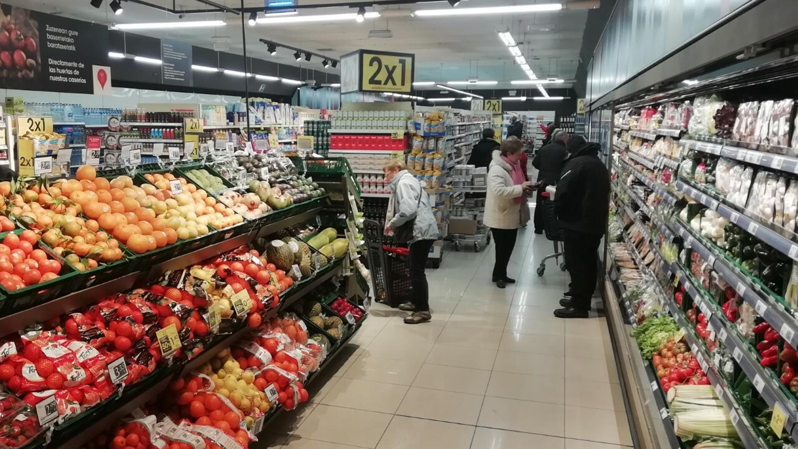 Interior del nuevo supermercado Eroski en Pamplona - Eroski