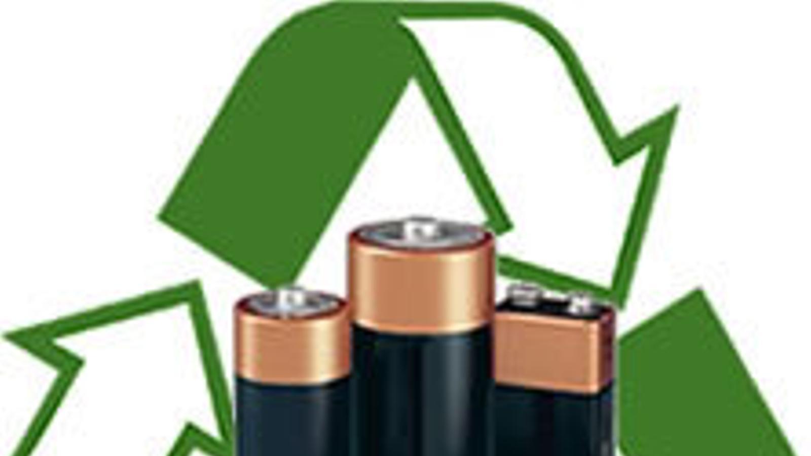 Recyclia recoge más de 3.000 toneladas de pilas usadas