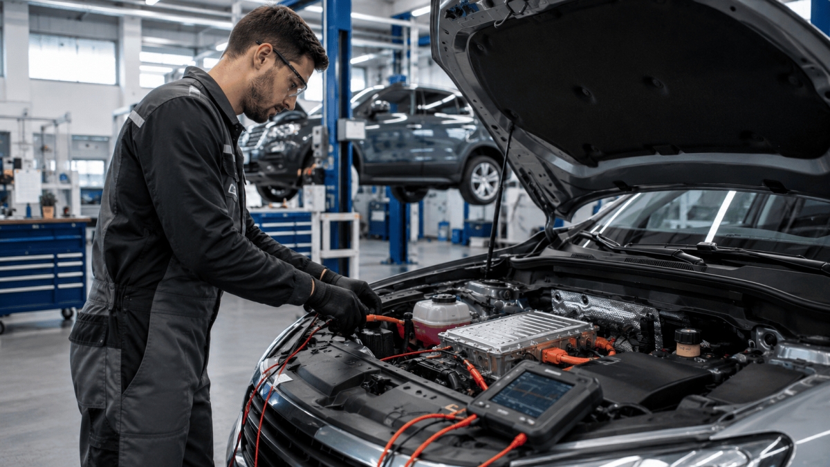 Adaptar un taller oficial al coche eléctrico exige una inversión de hasta 200.000 euros