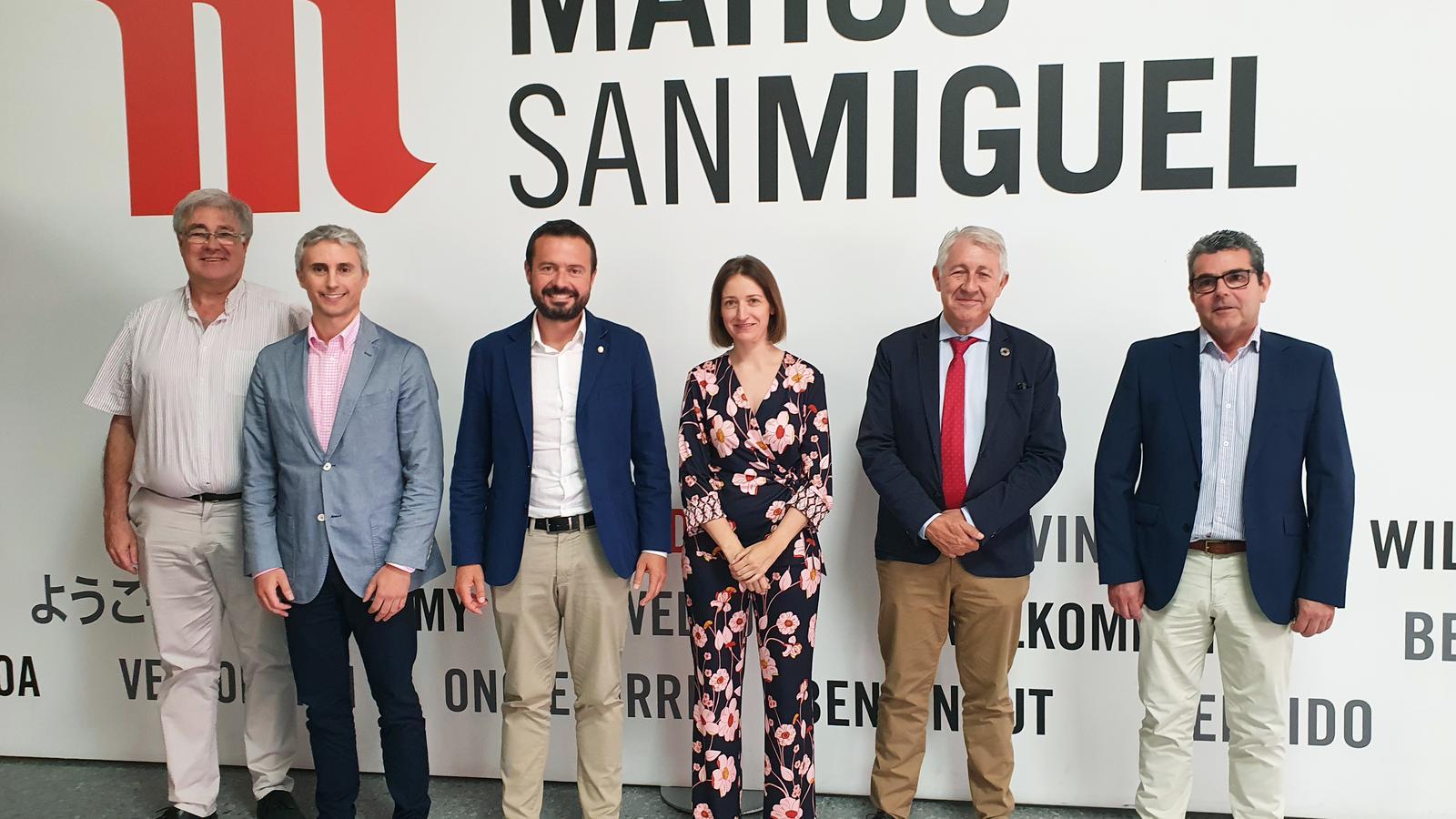 Mahou San Miguel recibe la visita del consejero de Desarrollo Sostenible de Castilla-La Mancha