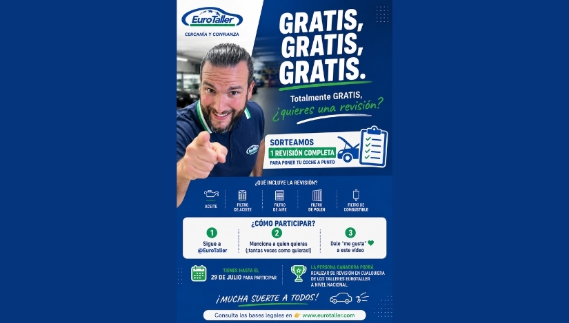 EuroTaller sortea una revisión gratuita en su primera campaña promocional en Instagram