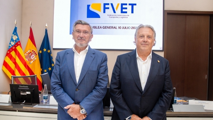 Carlos Prades, reelegido presidente de FVET, la Federación Valenciana de Empresarios del Transporte