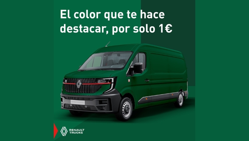 Renault Trucks lanza una campaña para elegir el color de la gama Master 4