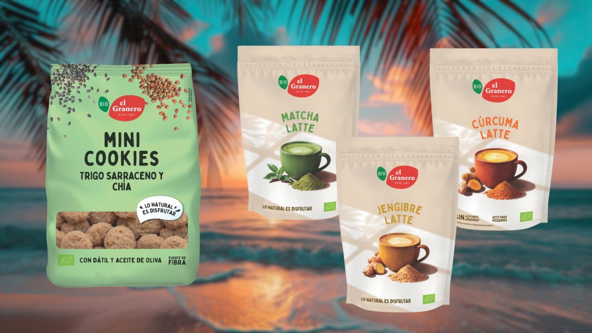 El Granero lanza Mini cookies de trigo sarraceno y Lattes ecológicos