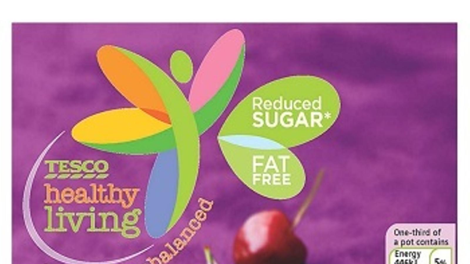 Etiqueta de Tesco Healthy Living - 