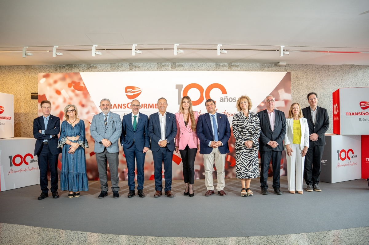 Comité empresarial en el acto de celebración del centenario de Transgourmet Ibérica.
