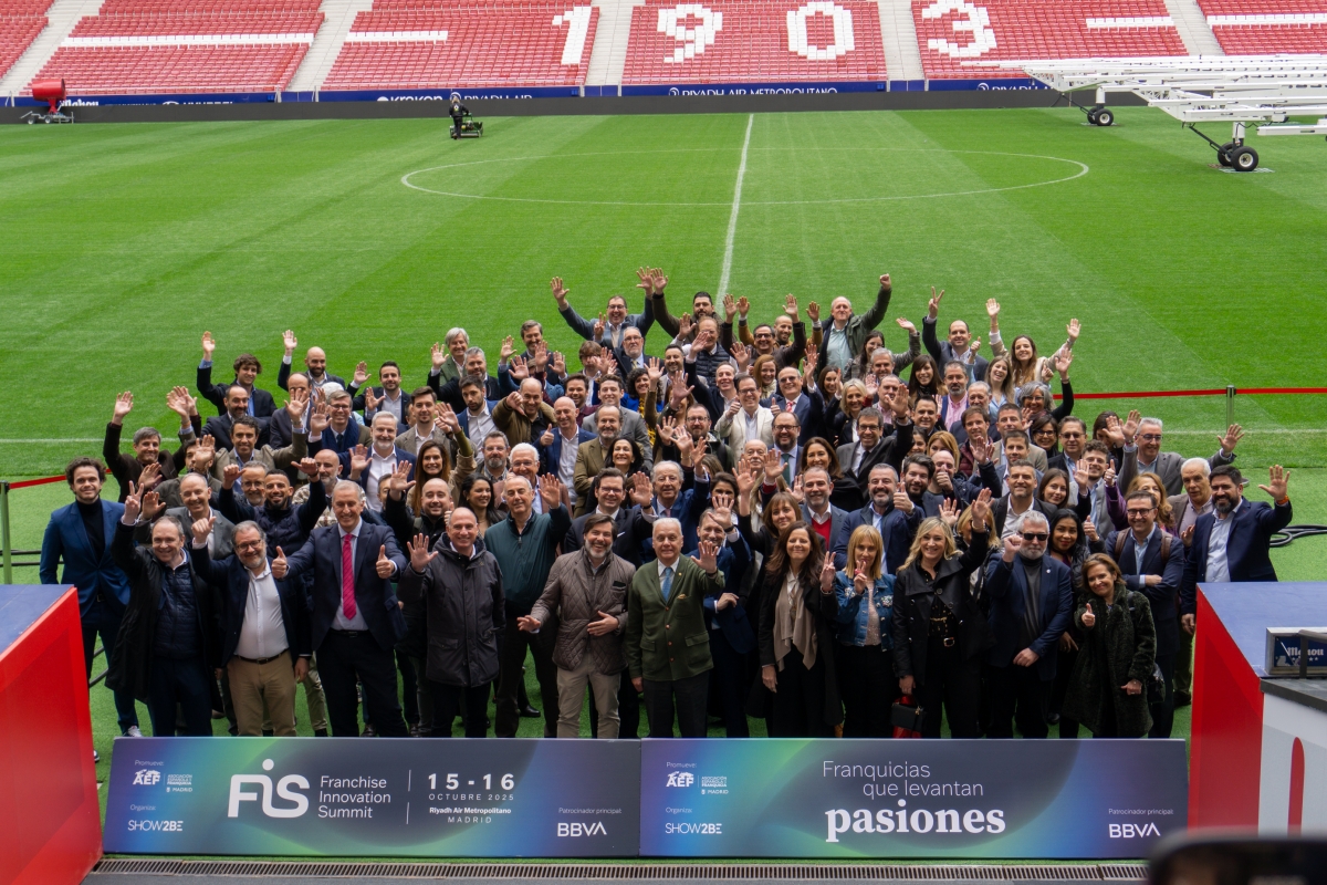 Presentación de la feria en el estadio Riyadh Air Metropolitano de Madrid.