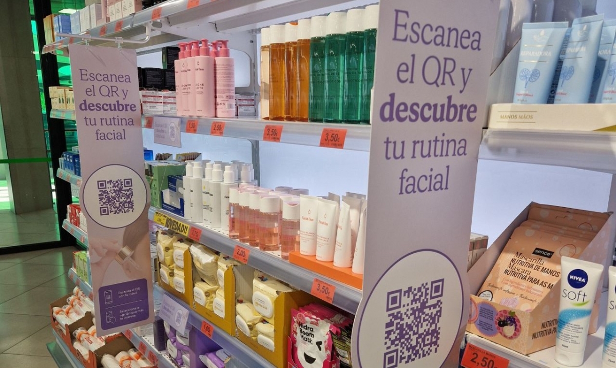 Mercadona emplea el QR para ofrecer información en el lineal / Foto: Alfonso Sebastián
